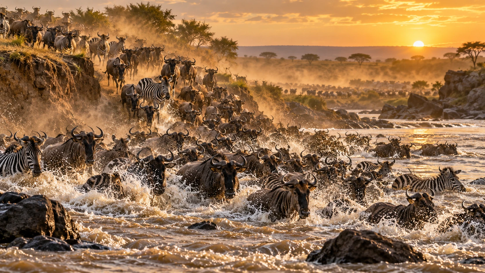Great Migration river crossing